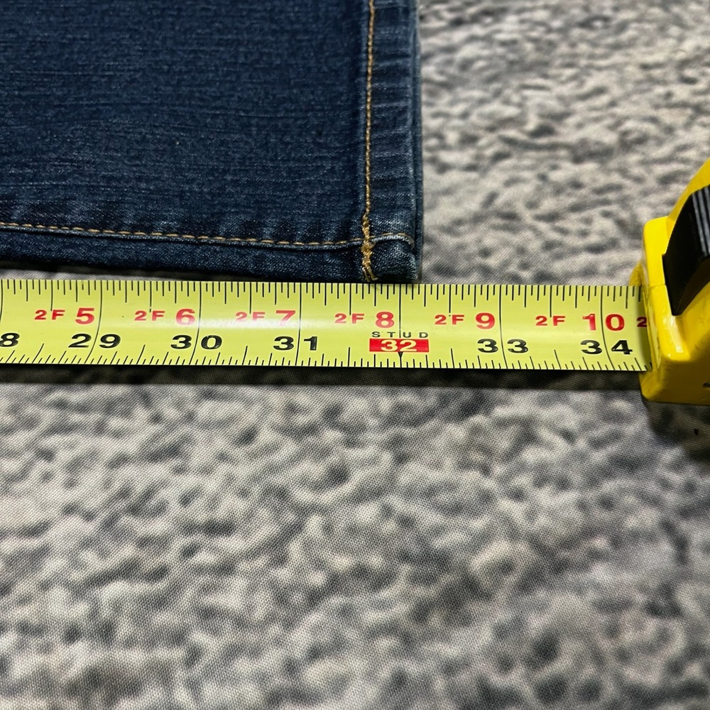 L7B by Little Big Jeans Womens 29x32 Blue Low Rise Flare Bootcut Vintage Y2K - Picture 14 of 16